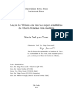 Laços de Wilson em Teorias Super-Simétricas