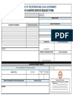 Citizens Charter Service Request Form