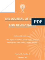 "The Impact of Oil Price Shocks On The European Stock Market (1998-2008) : A Sector Analysis," by Mohamed El Hédi Arouri