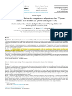 Évolution Des Capacites Adaptatives TSA