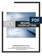 Resumes and Cover Letters