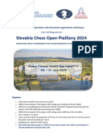 Slovaki Chess Open Piestany Tournament en