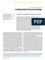 NatureBiotech Sweat Sensing Review 2024