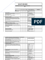 Environmental Weekly Inspection Checklist