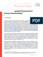 An Integrated Framework To Assess Greenwashing