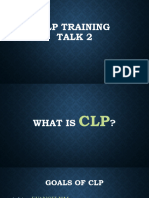 CLP Training Talk 2