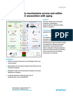 Distinct Longevity Mechanisms Across and Within