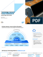 SAP BTP - Enablement For Partners - Overview