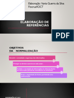 Elaboração e Referencias ABNT 6023 Por Vania Guerra