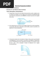 Ejercicios Propuestos-Hidrodinamica