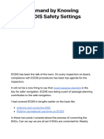 Be in Command by Knowing These ECDIS Safety Settings - MySeaTime