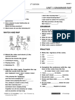 Thk2e AmE L1 Grammar Rap Unit 1