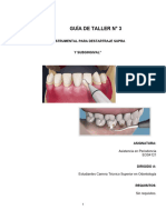 1.1.22 GUIA TALLER N3 Instrumental para Destartraje Supra y Subgingival