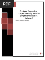 Are Trend Forecasting Companies... Report