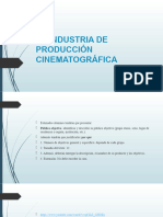 Semana 10 La Industria de PR Oducción Cinematográfica