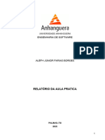 RELATÓRIO DA AULA PRATICA - Algoritimo e Programçao de Estrutura