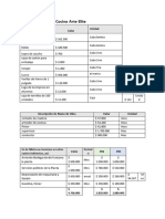 Formato de Costos y Presupuestos