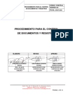 CCM-PR-04 Procedimiento para El Control de Documentos y Registros