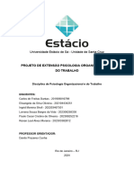 Prj. Ext. - Psicologia Organizacional e Do Trabalho