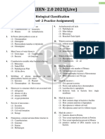 Biological Classification Practice Assignment