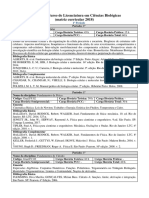 Ementas 2018 Lic. Cincias Biolgicas