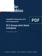 Tilleke Gibbins - Capability Statement and Fee Proposal For PC1 Group Joint Stock Company