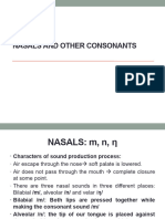 UNIT 7 - Nasal and Other Consonants