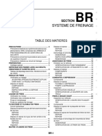 Systeme de Freinage: Table Des Matieres