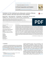 Variations in The Carotenoid and Anthocyanin Contents of Korean