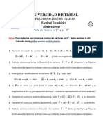 Taller D1 - Vectores en R2 y R3