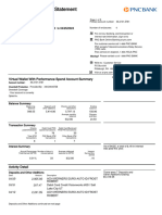 PNC Bank Statement