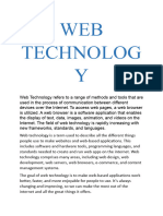 Web Technology