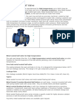 Metal Seated Ball Valve