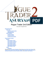 Rogue Trader 2nd Edition (Copy) - Asuryani Supplement