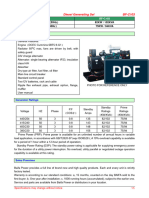 Diesel Generating Set BF-C103: Standby Power 50Hz 82KW / 102KVA Prime Power 50Hz 75KW / 94KVA