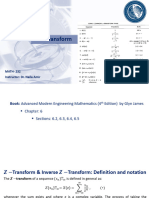 Lecture # 43 (Z Transform)