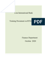 Training Document On RTGS - EATS