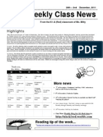 Mittys Weekly News For K1-A Red 2011 9th Issue For 28th - 2nd Ofdecember Autosaved