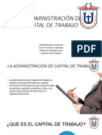 La Administración de Capital de Trabajo (1) - 1