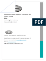 Cotización #8451.00.24 - Liofilizador Industrial Modelo LGA 500 Tres Conjuntos - Empresa Boliviana de Alimentos y Derivados EBA