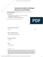 Evaluacion - Instructivo Analisis de Rie... para La Viabilizacion de Actividades