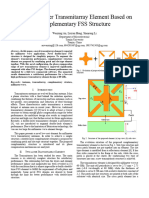 0 - A Double-Layer Transmitarray Element Based On Complementary FSS Structure