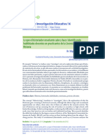 Lo Que El Historiador Enseñante Sabe y Hace: Identificando Habilidades Docentes en Practicantes de La Licenciatura en Historia