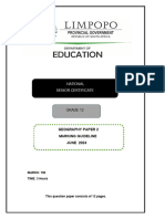 Geography P2 Memo June 2024