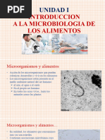 Unidad 1 Introduccion A La Microbiologia de Los Alimentos