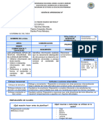 Sesión de Aprendizaje Comunicación 1