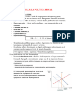 Tema 9 - La Política Fiscal