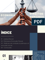 Apresentação Oral - Justiça Social e Pobreza