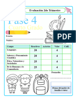 Examen 4°segundo Trimestre