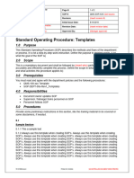 QMS-SOP-XXX.X - SOP Template Sample